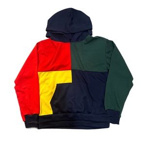 Vintage colorblock hoodie